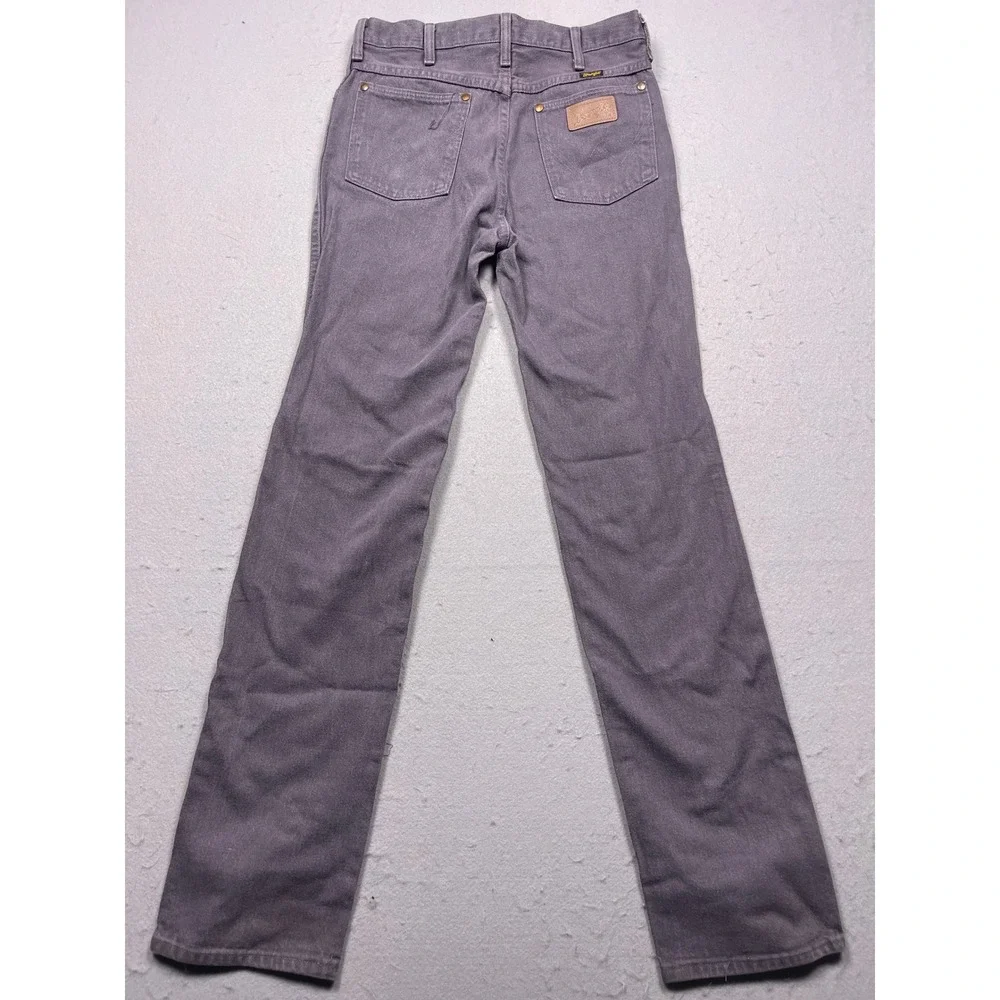 Wrangler 936CHG Jeans 100% Cotton Charcoal Grey 30x36 Mens